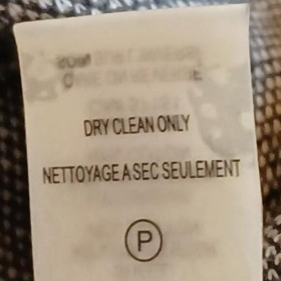 EUC Ivanka Trump Black and White Tweed Peplum Top Size Large - Picture 9 of 9